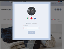 Tablet Screenshot of dhgshop.it